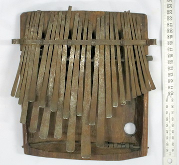 Mbira dzavadzimu (with extra keys) E Old Dambatsoko by Muchatera Mujuru Muchatera Mujuru's Mbira (TIC 125), 2 of 10