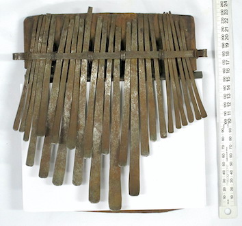 Mbira dzavadzimu (with extra keys) E Old Dambatsoko by Muchatera Mujuru Muchatera Mujuru's Mbira (TIC 125), 3 of 10